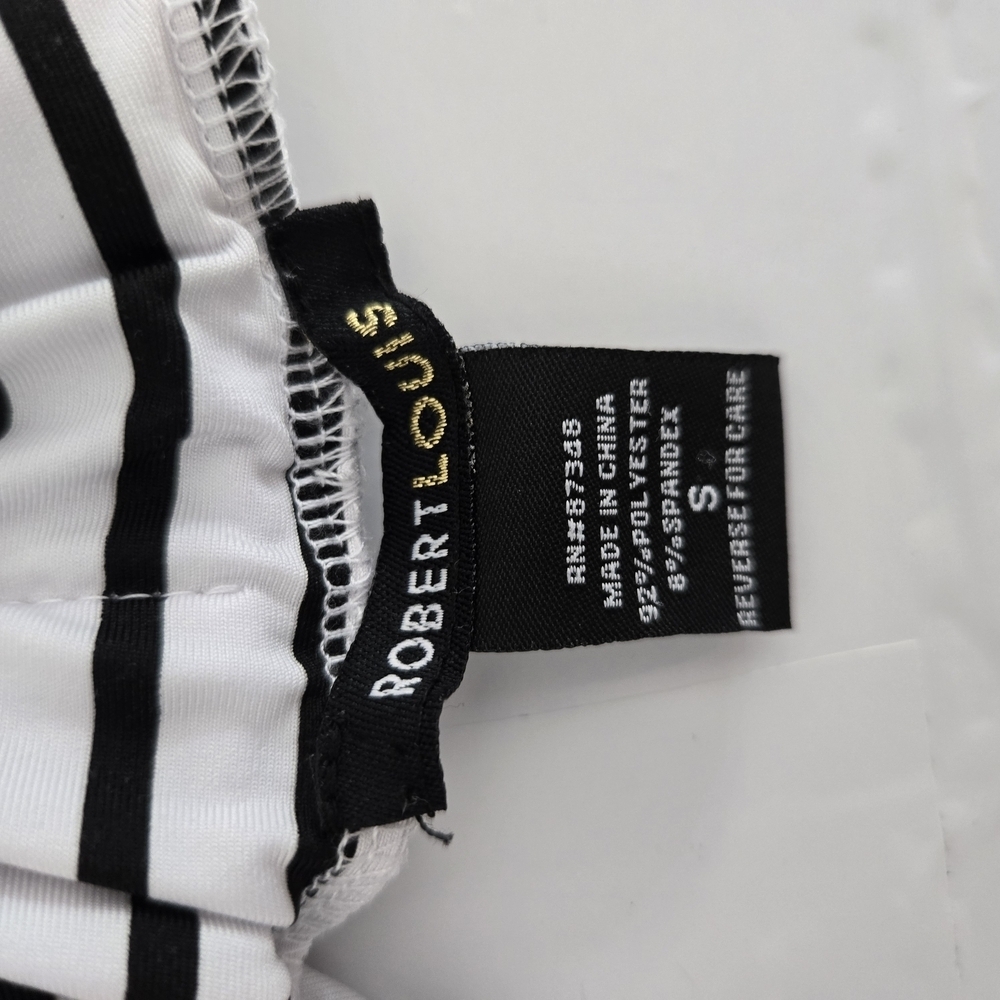 Robert Louis Monochrome Striped Pants - Picture 4 of 8